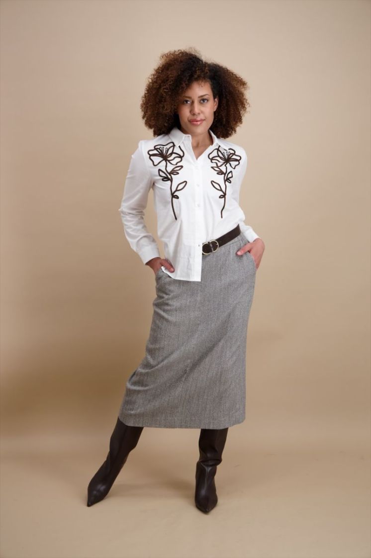  03 Blanc/Marron