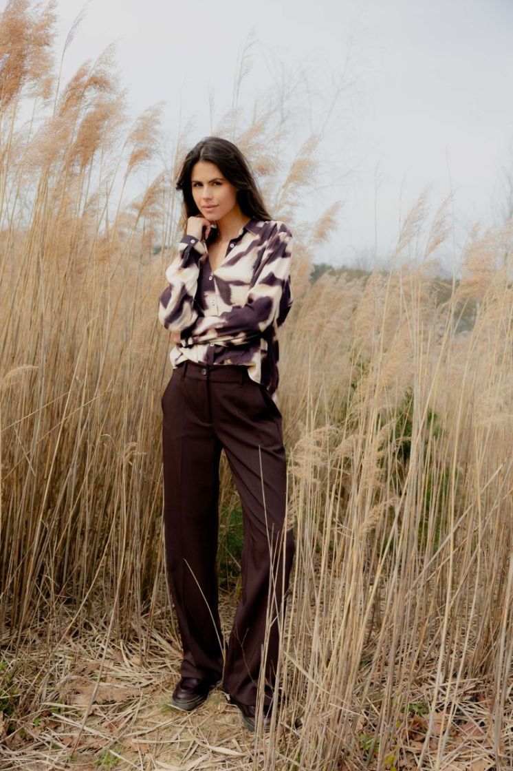  14 bordeau/beig