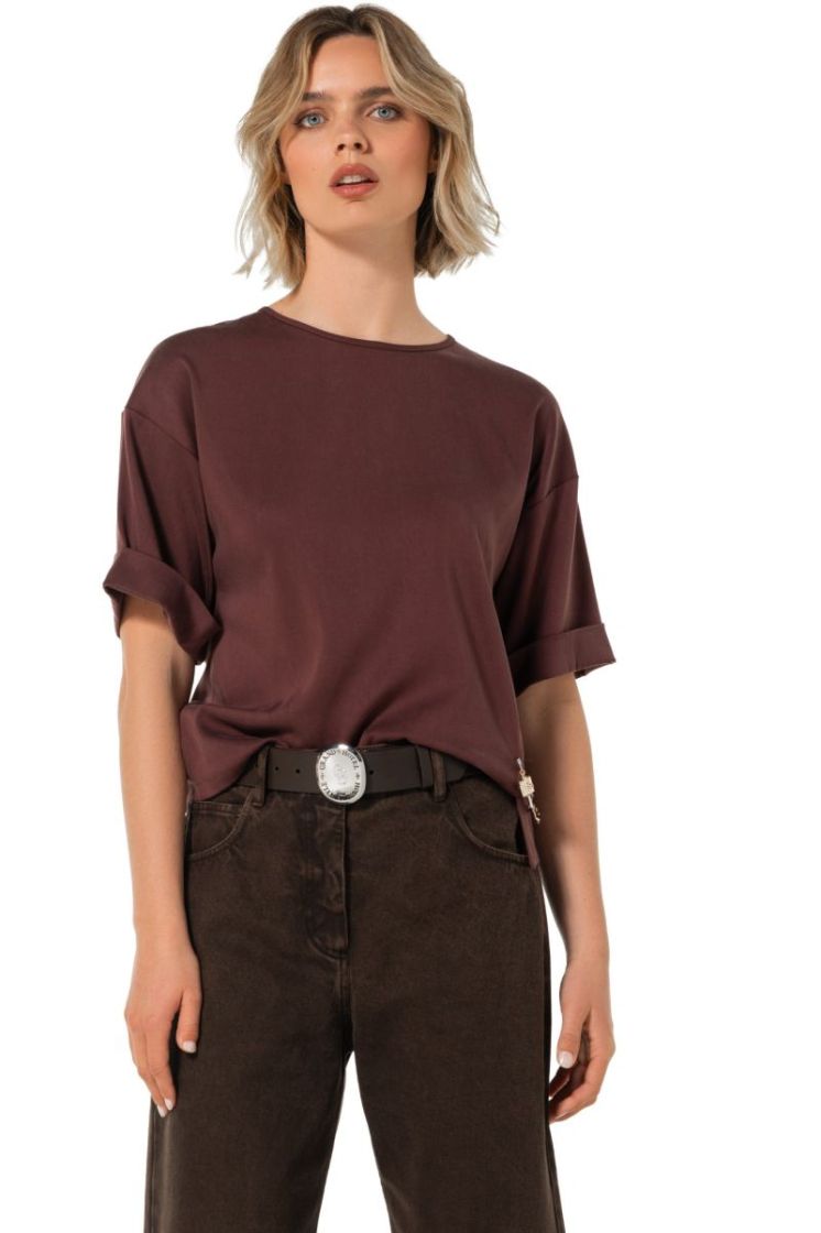 Rechte allround top 52 Burgandy