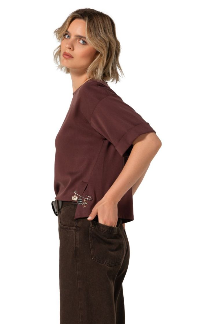 Rechte allround top 52 Burgandy